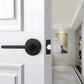 Round Interior Door Lever Handles for Bedroom and Bathroom Doors