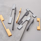 Aluminum Alloy Extended Cabinet Pulls Drawer Knobs for Kitchen