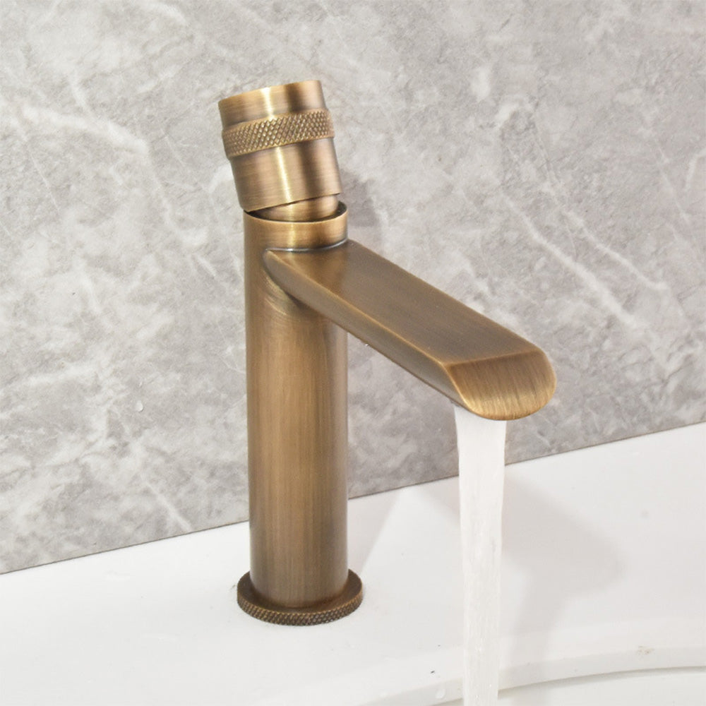 Drexon Modern Single Hole Brass Waterfall Bathroom Sink Faucet