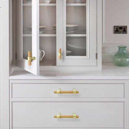 Solid Wood Walnut Furniture Pulls
