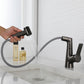 Single Hole Height Adjustable Pull Out Bathroom Faucets