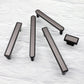 Two-Tone Square Bar Cabinet Pulls and Knobs