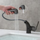 Simple Pull-out Single Hole Bathroom Faucet
