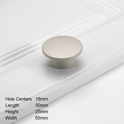 Simple French Style Zinc Alloy Color Cabinet Door Knobs
