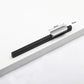 Two-Tone Grooved Aluminum Cabinet Pulls and Door Handles