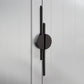 Half Moon Cabinet Pulls, Zinc Alloy Drawer Handles with Extended Bar