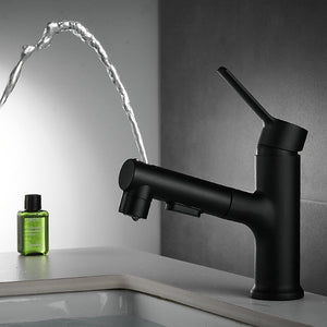 2 Modes Hot and Cold Pull-Out Bathroom Basin Faucets