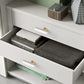 Leather Drawer Pulls Handles Wardrobe Dresser Knobs