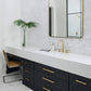 Gold Square Brushed Brass Kitchen Handles