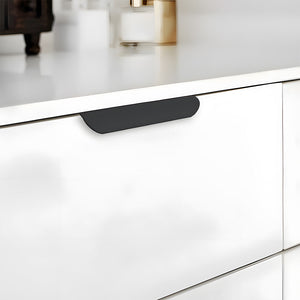 Low-Profile Invisible Finger Pulls and Drawer Handles