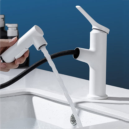 Varden Modern Cylindrical Dual-Mode Pull-Out Bathroom Sink Faucet