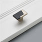 Modern Two-Tone Zinc Alloy Cabinet Pulls and T-Bar Knobs