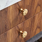 Gold Zinc Alloy Cabinet Handles and Flower Knobs