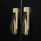 Soft Leather Loop Cabinet Handles for Wardrobes
