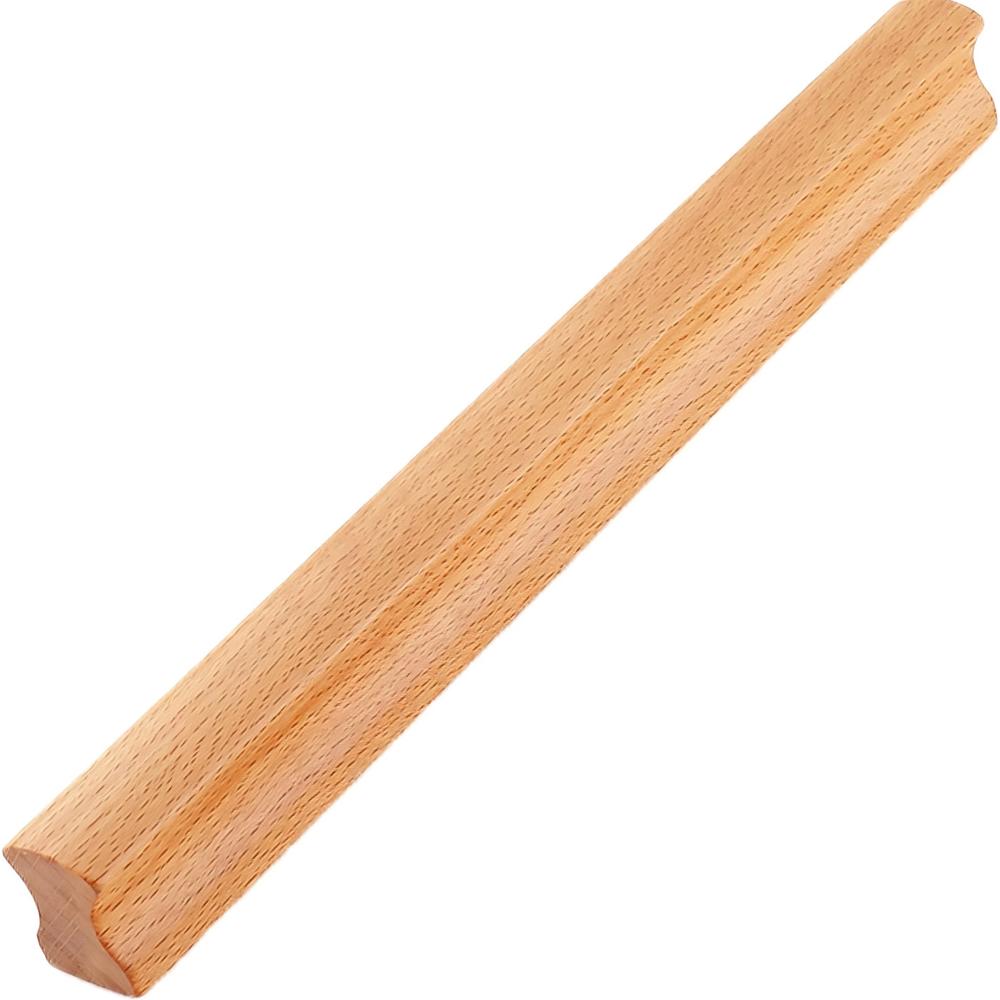 Grooved Solid Wood Cabinet Pulls and Knobs for Kitchens