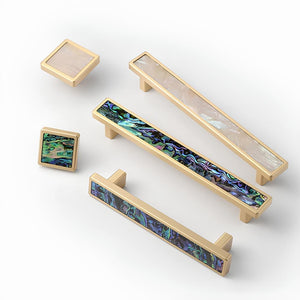 Marble Mother-of-Pearl Cabinet Pulls and Knobs
