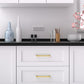 Cabinet Pulls Brushed Gold & Black Cabinet Pulls Kitchen Living Room Pulls