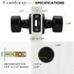 Passage Door Knobs for Hallway and Living Room Doors