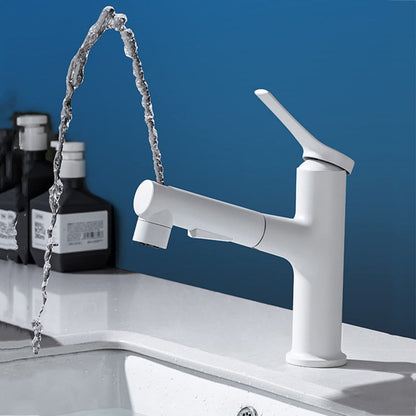 Varden Modern Cylindrical Dual-Mode Pull-Out Bathroom Sink Faucet
