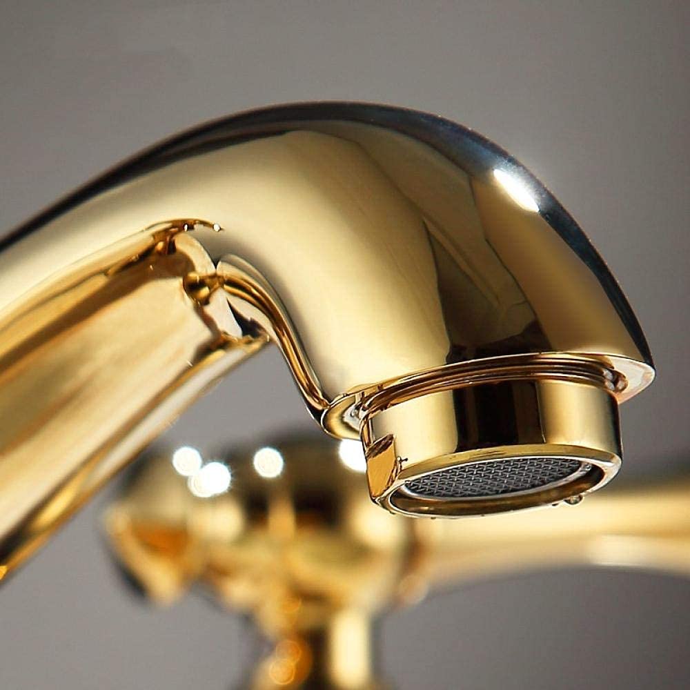 Veronae Vintage European Two-Handle 3-Hole Widespread Bathroom Sink Faucet