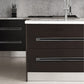 Two-Tone Chrome Cabinet Pulls with Knob Option