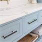 Brushed Nickel & Black Cabinet Pulls Solid Modern Drawer Pulls