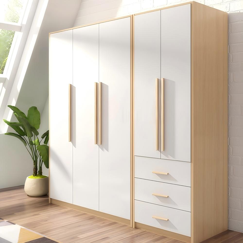 Grooved Solid Wood Cabinet Pulls and Knobs for Kitchens