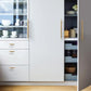 Tapered Solid Brass Cabinet Pulls and Knobs in Gold