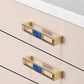 Gold Crystal Cabinet Pulls for Cabinets and Drawers