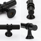 Vintage Matte Black Cabinet Handles and Drawer Pulls