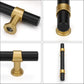 Black Gold T-Bar Cabinet Handles Kitchen Cabinet Hardware
