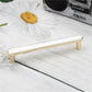 Two-Tone Square Bar Cabinet Pulls and Knobs