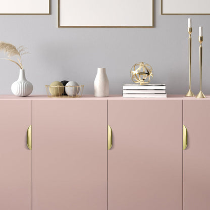 Low-Profile Invisible Finger Pulls and Drawer Handles