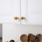 Fluted Pumpkin Cabinet Pulls and Knobs for Wardrobes