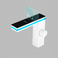 Lumira Digital Display Celsius Bathroom Basin Faucet with Intelligent LED, Single Hole Single Handle