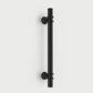 Vintage Matte Black Cabinet Handles and Drawer Pulls