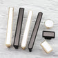 Two-Tone Square Bar Cabinet Pulls and Knobs