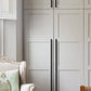 Black Finger Edge Cabinet Pulls, Aluminum Alloy