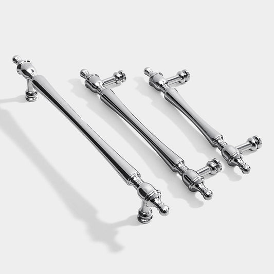 Chrome-Plated Brass Cabinet Pulls and Drawer Handles