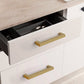 Brushed Brass Square Cabinet Pulls for Kitchen Cabinets & Drawers