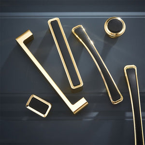 Black Gold Zinc Alloy Cabinet Pulls and Knobs