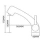 Simple Pull-out Single Hole Bathroom Faucet