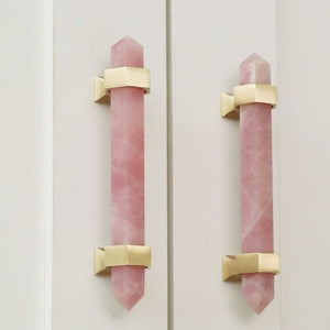 Natural Crystal Cabinet Handles and Dresser Knobs