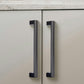 Two-Tone Slim Bar Cabinet Handles and Knobs for Wardrobes