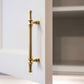 Fluted Gold Cabinet Handles and Knobs