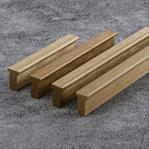 Gold Aluminum Edge Cabinet Handles and Drawer Pulls