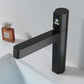 Smart Digital Display Single Hole Pull-out Bathroom Faucet