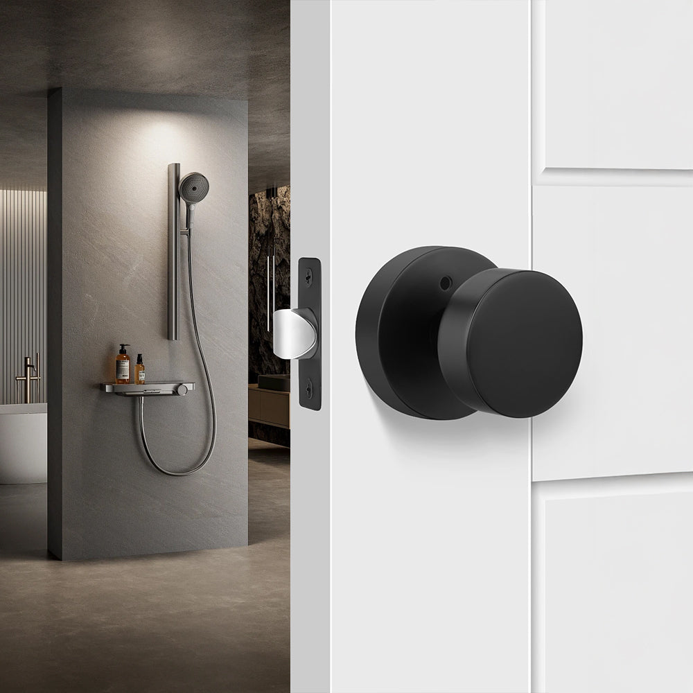 Heavy Duty Round Passage Door Knobs for Hallway and Closet Doors