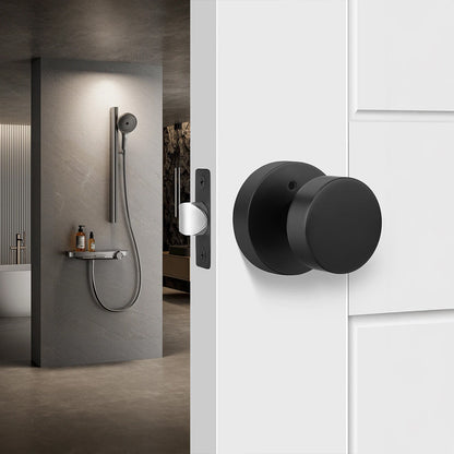 Heavy Duty Round Passage Door Knobs for Hallway and Closet Doors