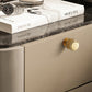 Shiny Modern Zinc Alloy Titanium Gold Black Door Pulls